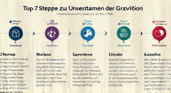 Das sind die Top 7 Schritte beim Verständnis von Gravitation