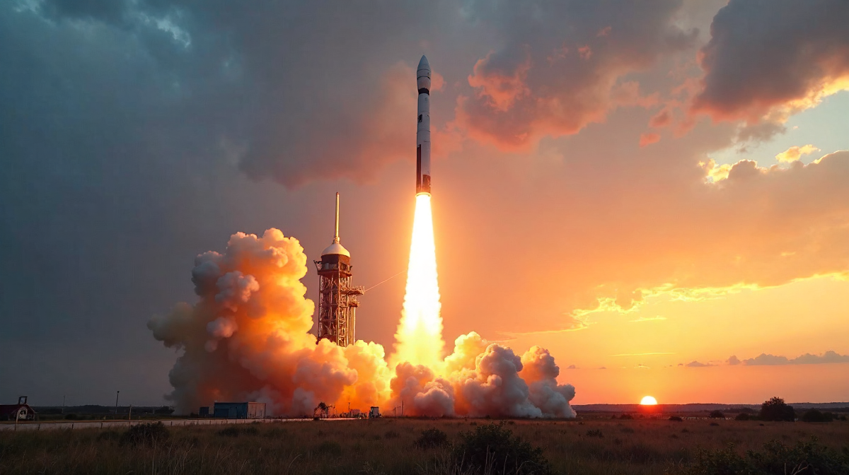 Der spektakuläre Start der Spectrum-Rakete: Innovation, Risiko, Raumfahrt