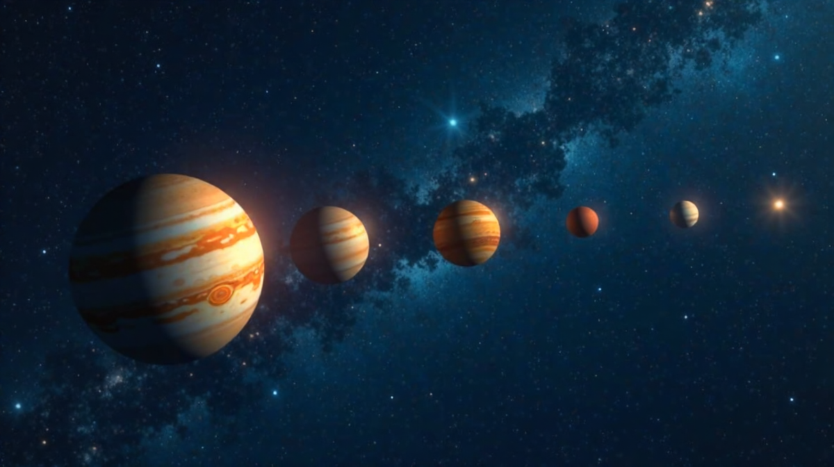 Die Sichtbarkeit der Jupitermonde: Astronomie, Wahrnehmung, Helligkeit