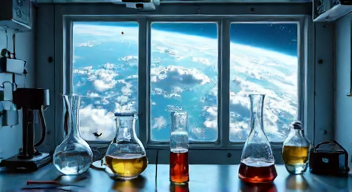 Einfluss des Experimentierens in der Schwerelosigkeit (2/10)