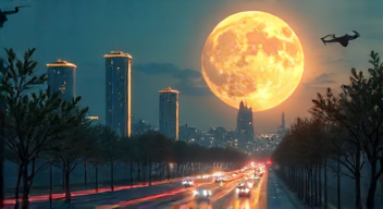 Technologischer Fortschritt und Mondfinsternis