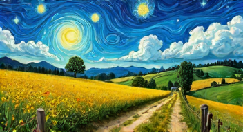 Vincent van Goghs Interpretation von Licht (3/10)