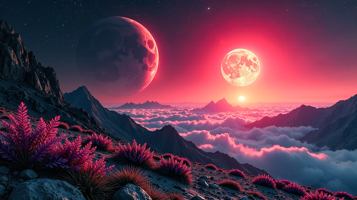 Zukunft des Lebens: Die Monde des Sonnensystems, Lebensbedingungen, Menschheit