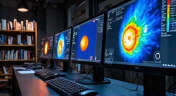 Einblick in die astrophysikalische Simulationstechnik (2/10)