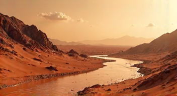 Einfluss des Wassers auf der Marsoberfläche (2/10)