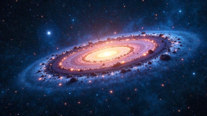 Kosmologische Erkenntnisse: Materieverteilung, Dunkle Materie, Gravitationslinseneffekt